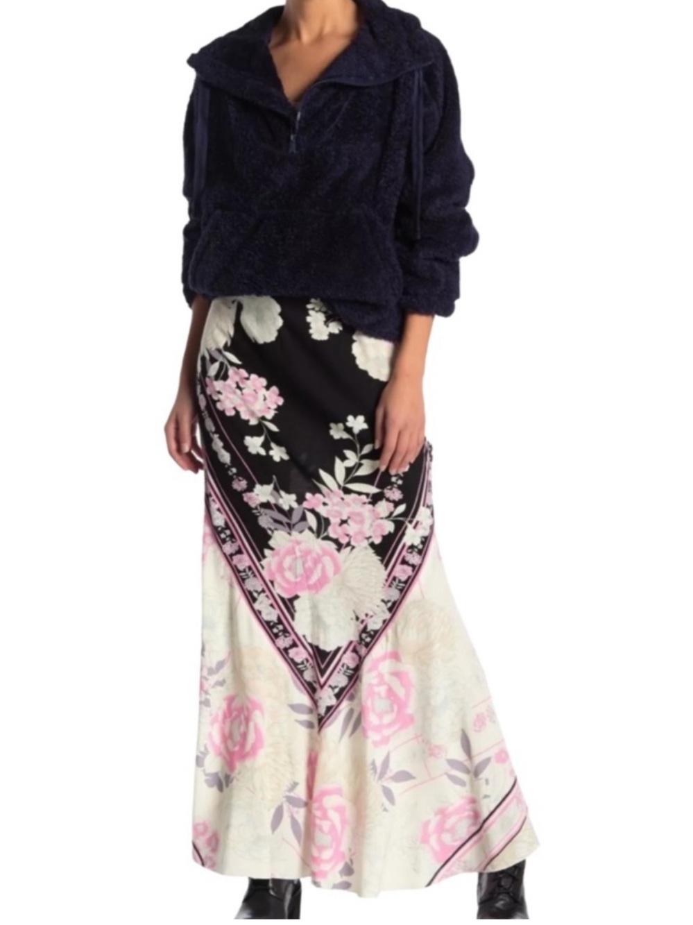 Free People Bali After Hours Skirt Floral Size Small
